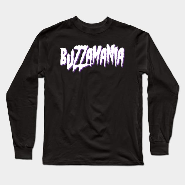 Buzzamania White Long Sleeve T-Shirt by Every Hornets Boxscore